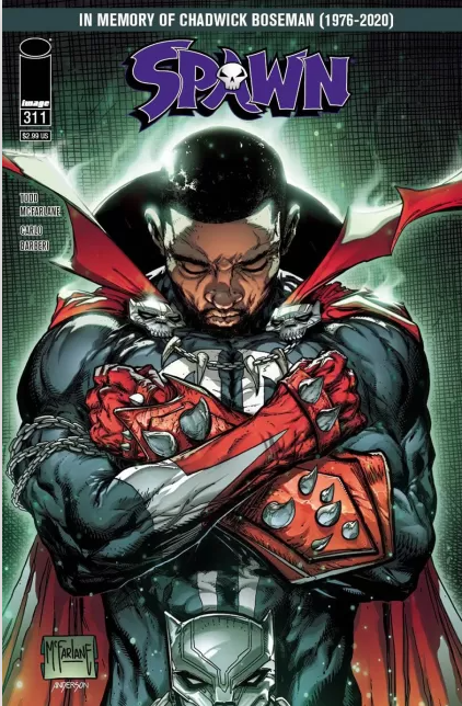Spawn #311 Tribute Chadwick Boseman Memorial Edition