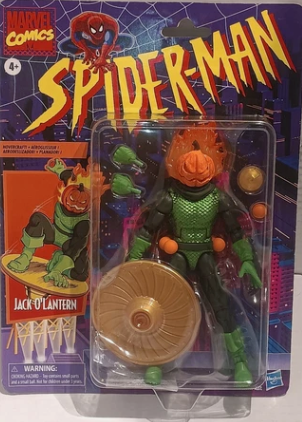 Marvel Legends Retro Spider-Man Jack-o-Lantern New MOSC