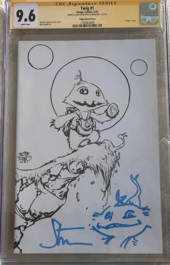 Twig #1 CGC 9.6 Skottie Young Sketch Strahm Sketch SS