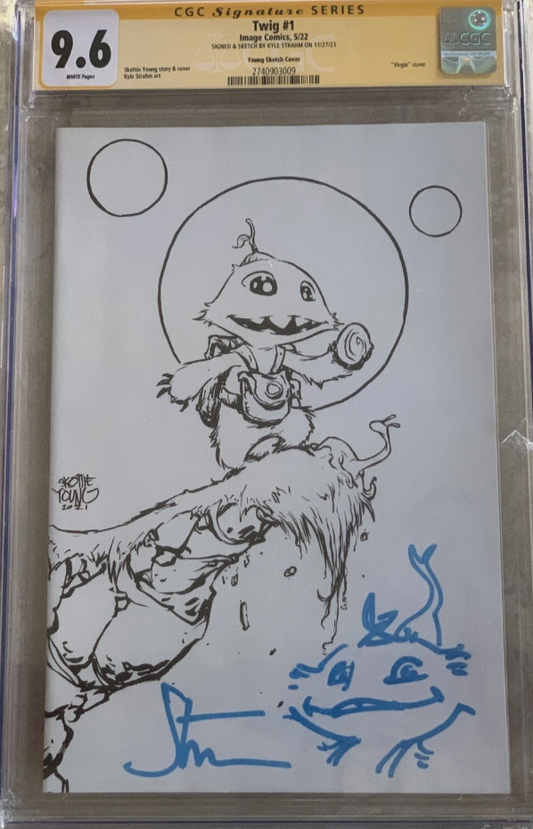 Twig #1 CGC 9.6 Skottie Young Sketch Strahm Sketch SS